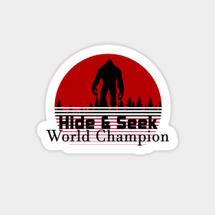 Hide and Seek Bigfoot Sticker